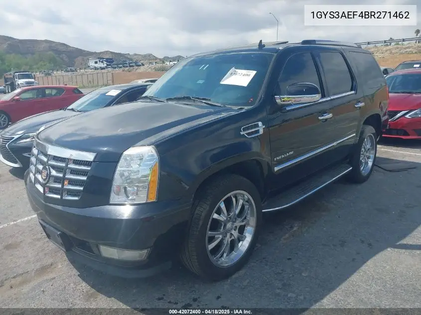 2011 Cadillac Escalade Standard VIN: 1GYS3AEF4BR271462 Lot: 42072400