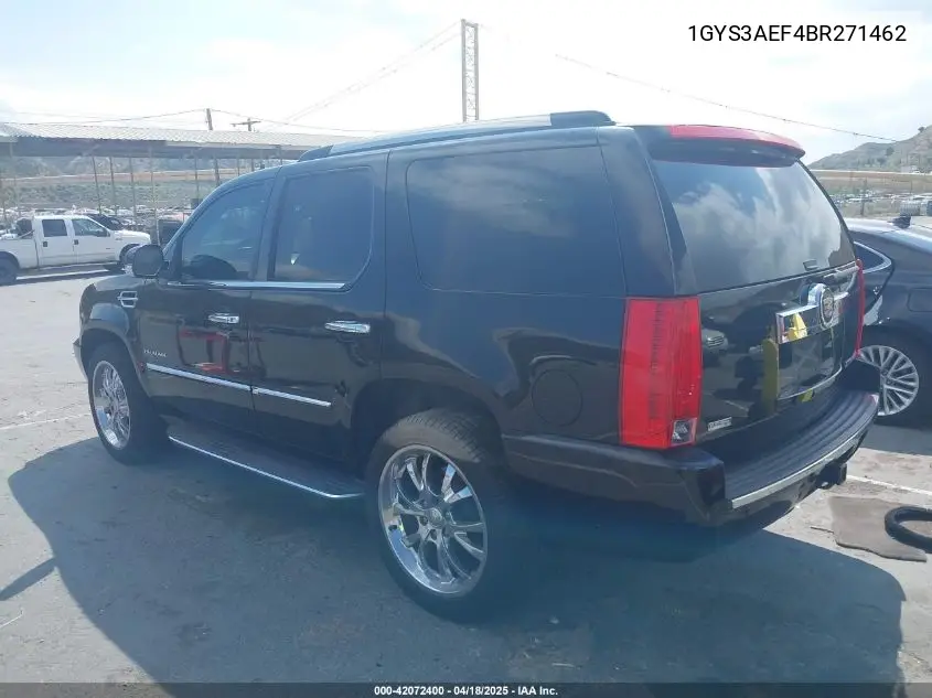2011 Cadillac Escalade Standard VIN: 1GYS3AEF4BR271462 Lot: 42072400