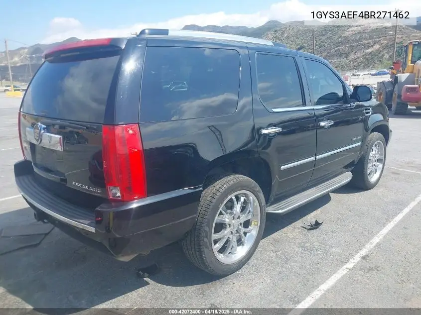 2011 Cadillac Escalade Standard VIN: 1GYS3AEF4BR271462 Lot: 42072400