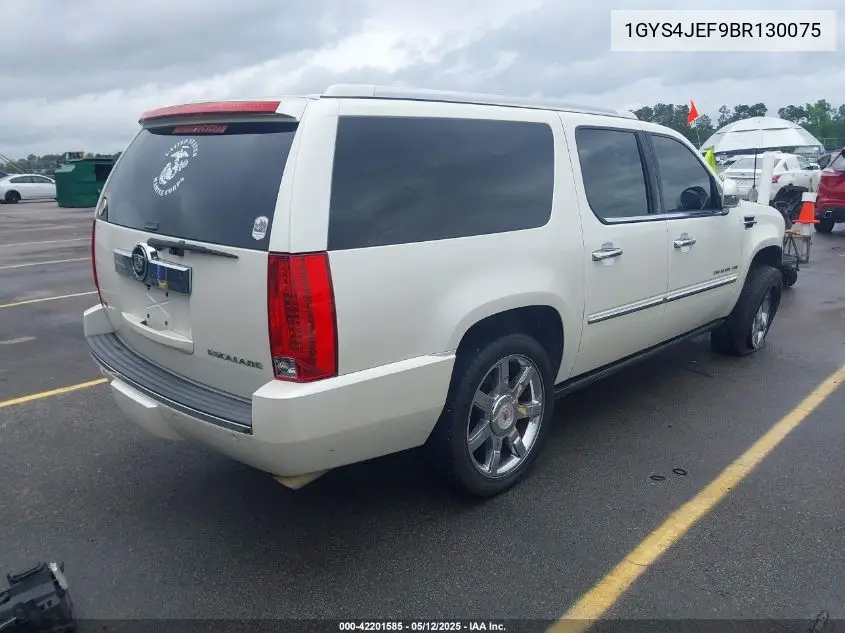 2011 Cadillac Escalade Esv Premium VIN: 1GYS4JEF9BR130075 Lot: 42201585