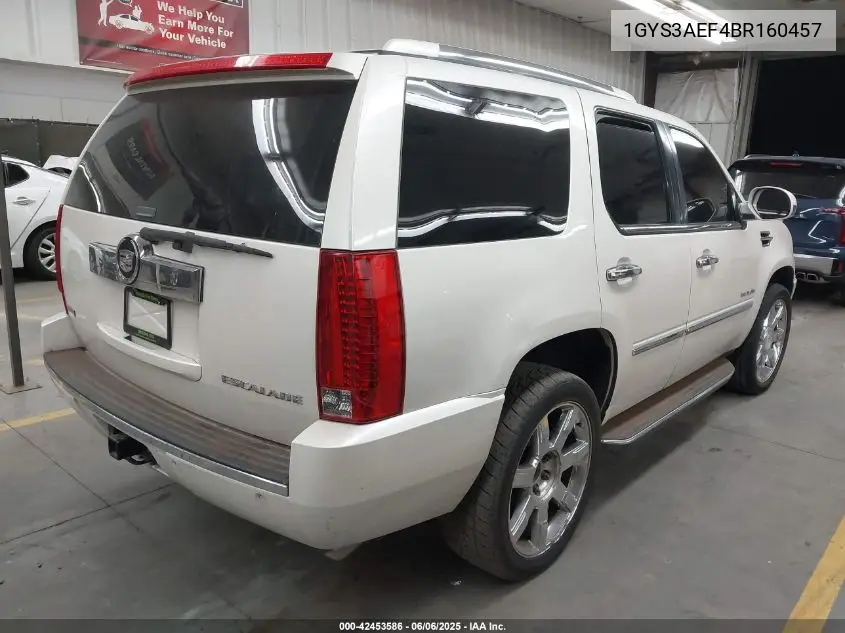 1gys3aef4br160457 1GYS3AEF4BR160457 2011 Cadillac Escalade Standard