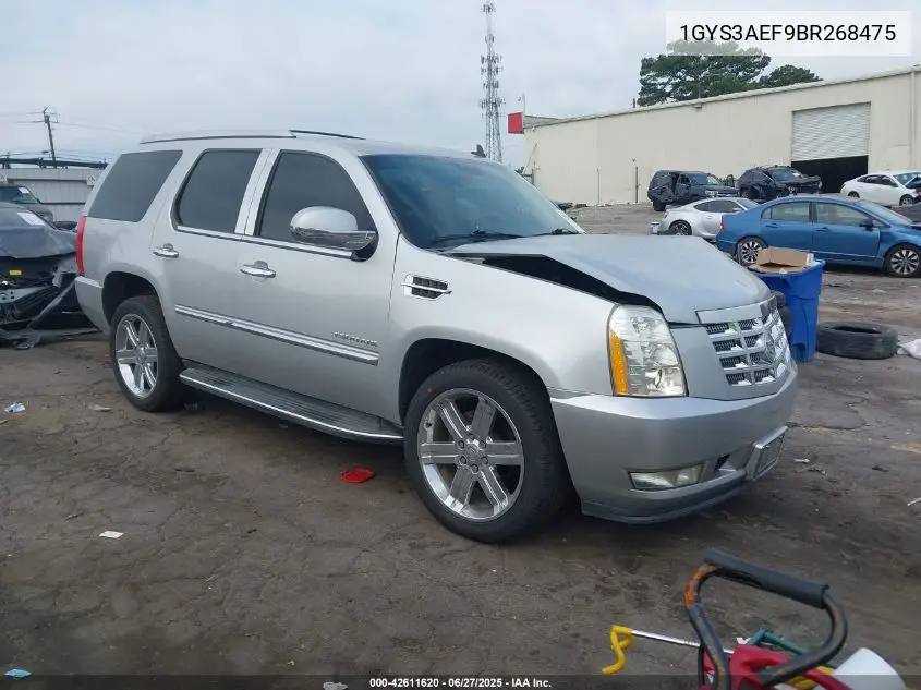 2011 Cadillac Escalade Standard VIN: 1GYS3AEF9BR268475 Lot: 42611620