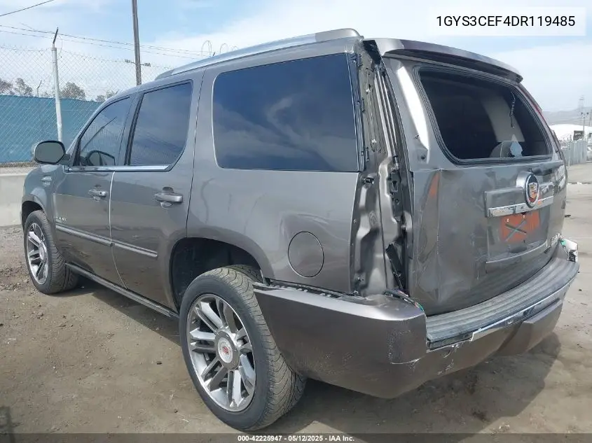 2013 Cadillac Escalade Premium VIN: 1GYS3CEF4DR119485 Lot: 42225947