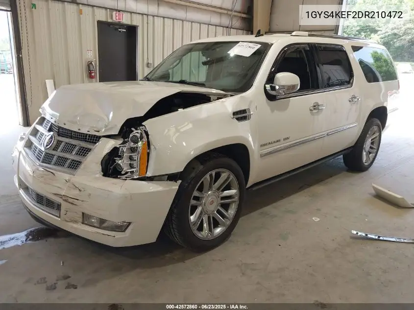 2013 Cadillac Escalade Esv Platinum Edition VIN: 1GYS4KEF2DR210472 Lot: 42572860