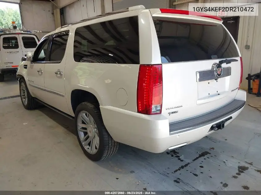 2013 Cadillac Escalade Esv Platinum Edition VIN: 1GYS4KEF2DR210472 Lot: 42572860