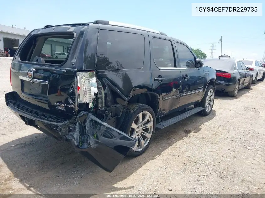 2013 Cadillac Escalade Premium VIN: 1GYS4CEF7DR229735 Lot: 42602998