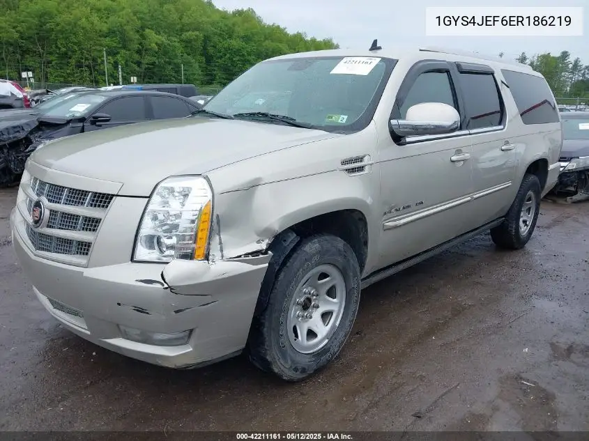 2014 Cadillac Escalade Esv Premium VIN: 1GYS4JEF6ER186219 Lot: 42211161