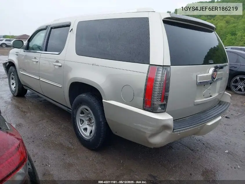 2014 Cadillac Escalade Esv Premium VIN: 1GYS4JEF6ER186219 Lot: 42211161
