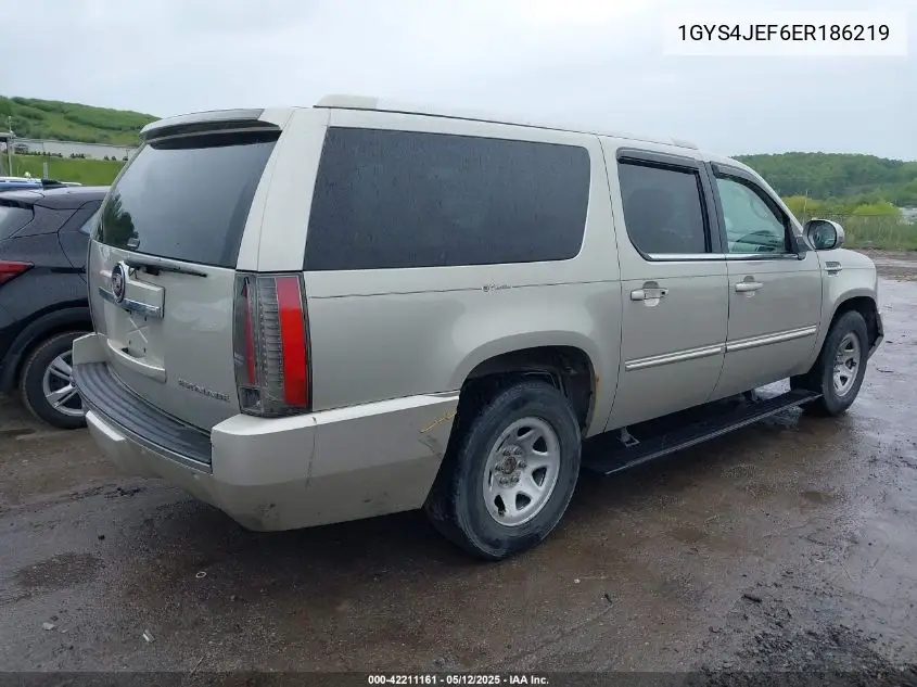 2014 Cadillac Escalade Esv Premium VIN: 1GYS4JEF6ER186219 Lot: 42211161