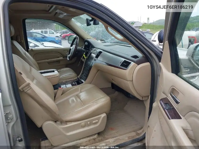 2014 Cadillac Escalade Esv Premium VIN: 1GYS4JEF6ER186219 Lot: 42211161