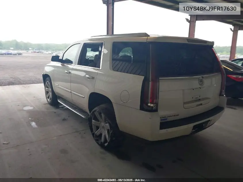 2015 Cadillac Escalade Luxury VIN: 1GYS4BKJ9FR17630 Lot: 42243493
