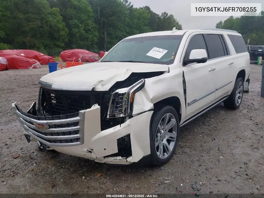 2015 Cadillac Escalade Esv Premium VIN: 1GYS4TKJ6FR708255 Lot: 42244621