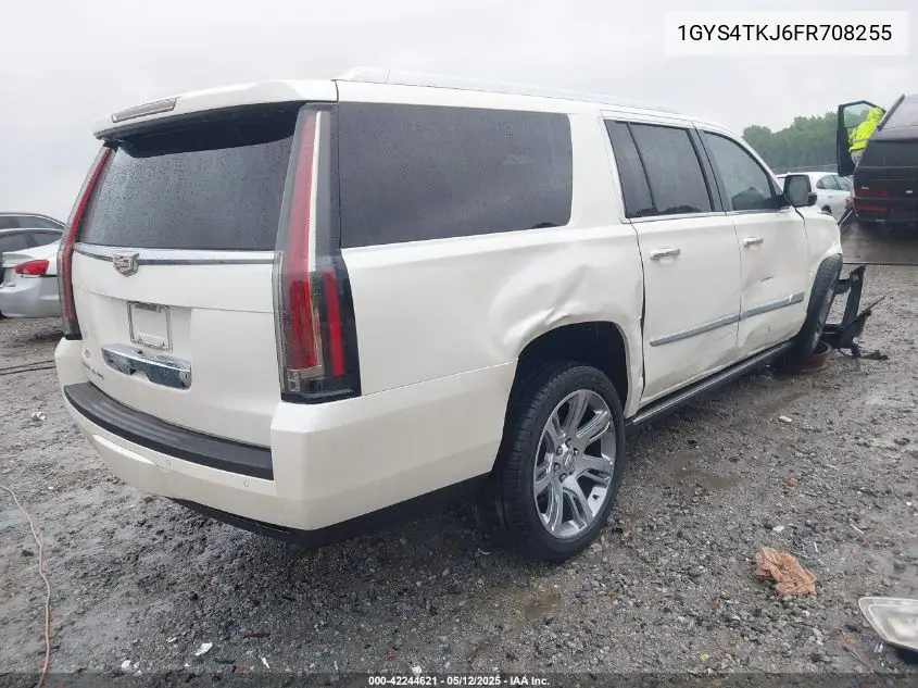 2015 Cadillac Escalade Esv Premium VIN: 1GYS4TKJ6FR708255 Lot: 42244621