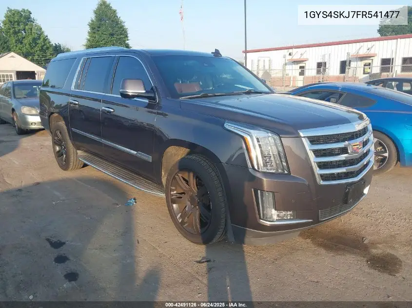 2015 Cadillac Escalade Esv Luxury VIN: 1GYS4SKJ7FR541477 Lot: 42491126