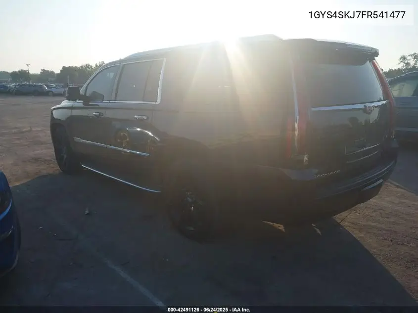 2015 Cadillac Escalade Esv Luxury VIN: 1GYS4SKJ7FR541477 Lot: 42491126