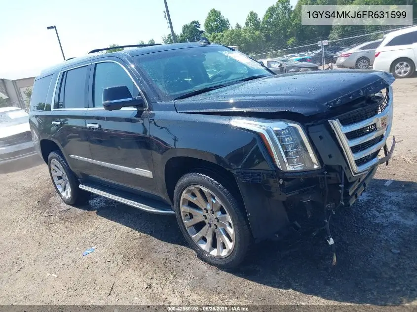 2015 Cadillac Escalade Luxury VIN: 1GYS4MKJ6FR631599 Lot: 42560108