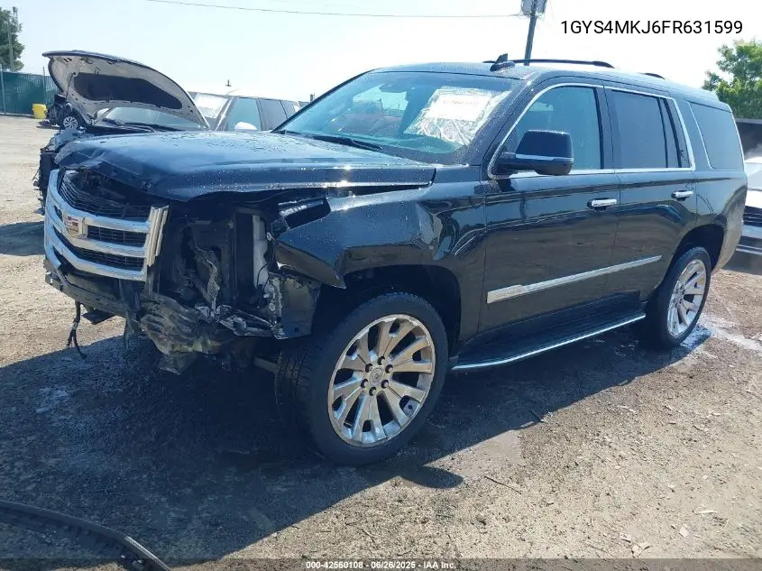 2015 Cadillac Escalade Luxury VIN: 1GYS4MKJ6FR631599 Lot: 42560108