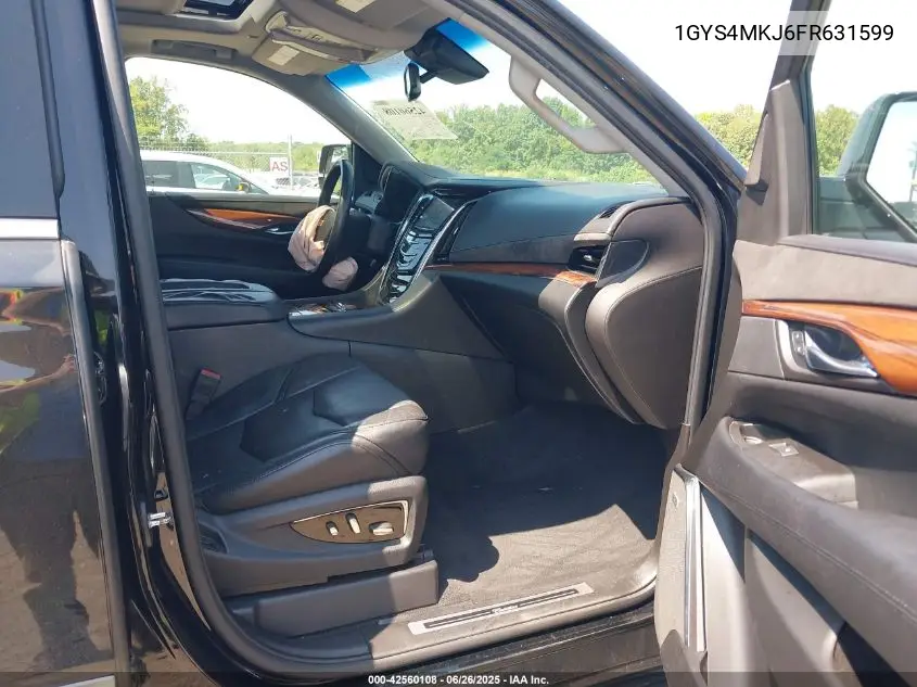2015 Cadillac Escalade Luxury VIN: 1GYS4MKJ6FR631599 Lot: 42560108