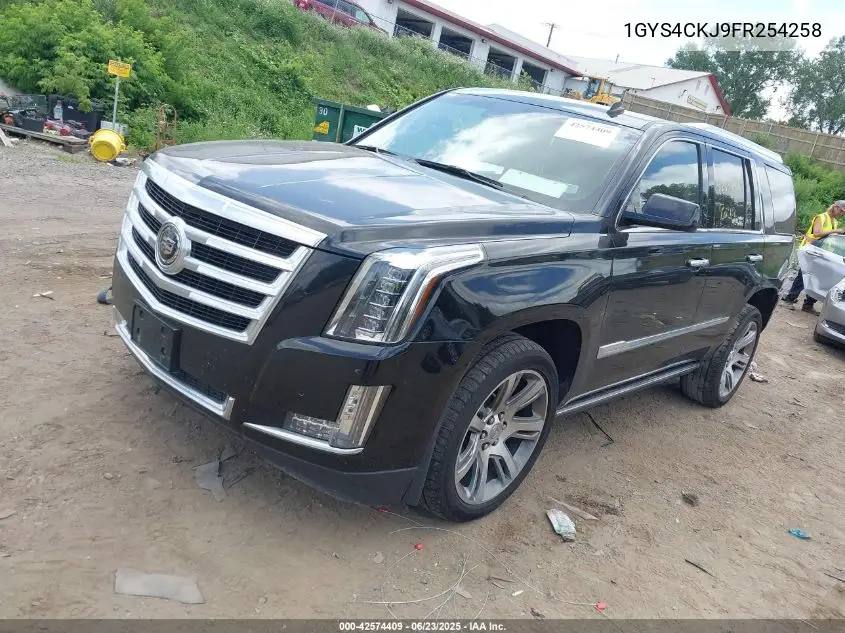 2015 Cadillac Escalade Premium VIN: 1GYS4CKJ9FR254258 Lot: 42574409