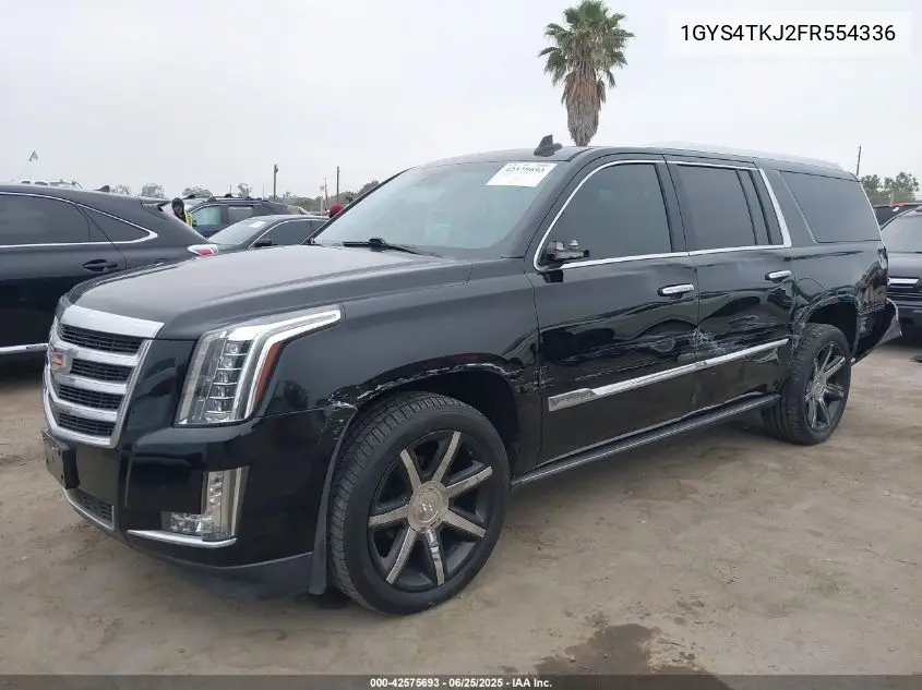 2015 Cadillac Escalade Esv Premium VIN: 1GYS4TKJ2FR554336 Lot: 42575693