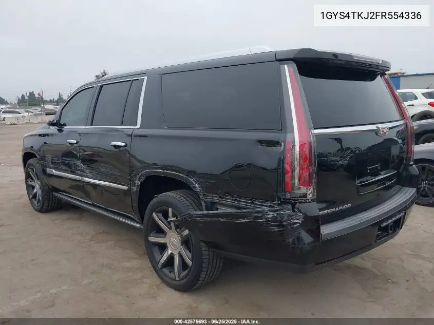 2015 Cadillac Escalade Esv Premium VIN: 1GYS4TKJ2FR554336 Lot: 42575693