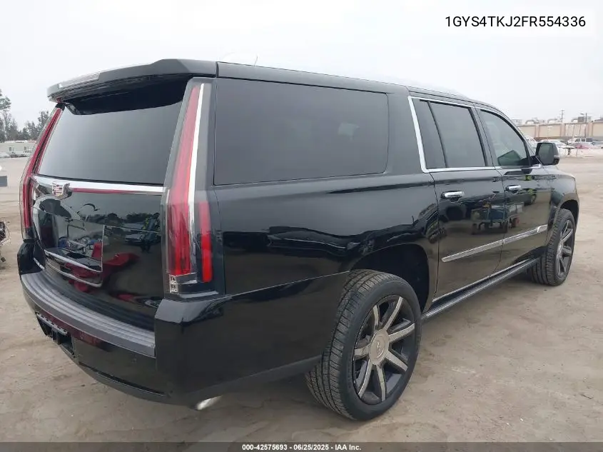 2015 Cadillac Escalade Esv Premium VIN: 1GYS4TKJ2FR554336 Lot: 42575693