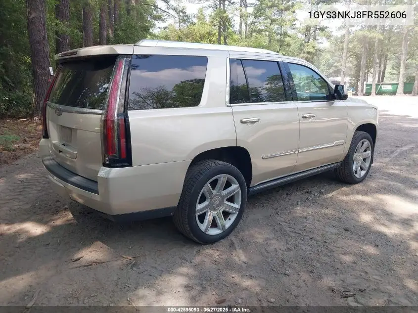 2015 Cadillac Escalade Premium VIN: 1GYS3NKJ8FR552606 Lot: 42595093