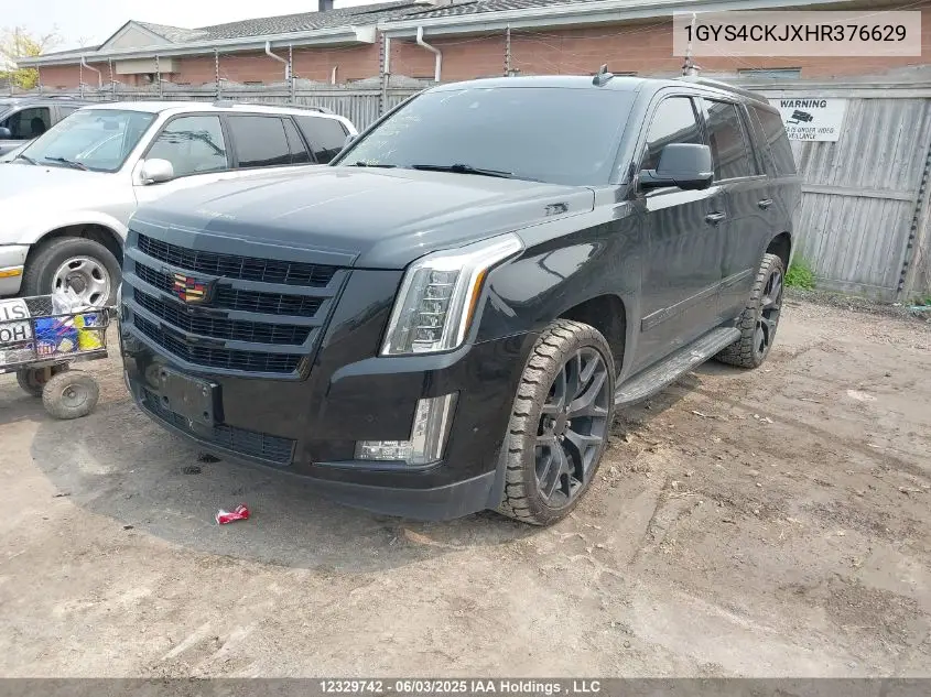 2017 Cadillac Escalade Premium Luxury VIN: 1GYS4CKJXHR376629 Lot: 12329742