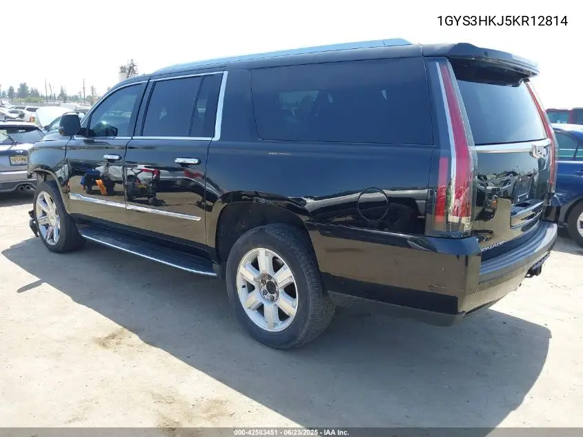 2019 Cadillac Escalade Luxury VIN: 1GYS3HKJ5KR12814 Lot: 42583451