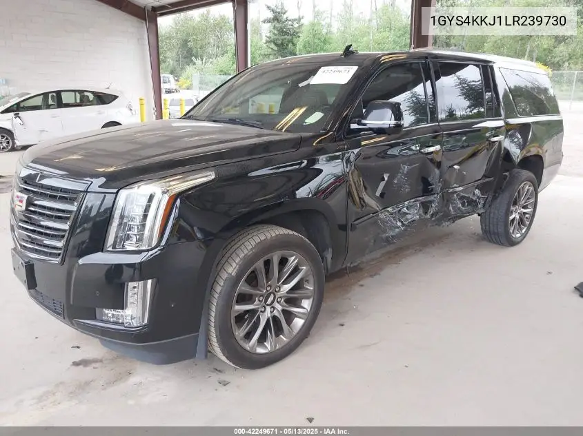 2020 Cadillac Escalade Esv 4Wd Platinum VIN: 1GYS4KKJ1LR239730 Lot: 42249671