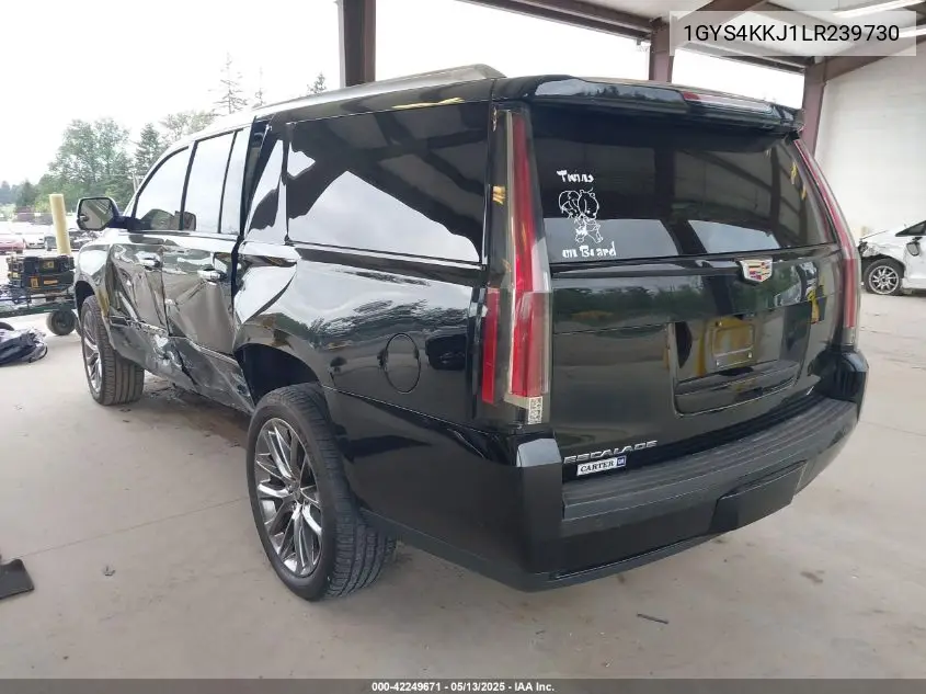2020 Cadillac Escalade Esv 4Wd Platinum VIN: 1GYS4KKJ1LR239730 Lot: 42249671