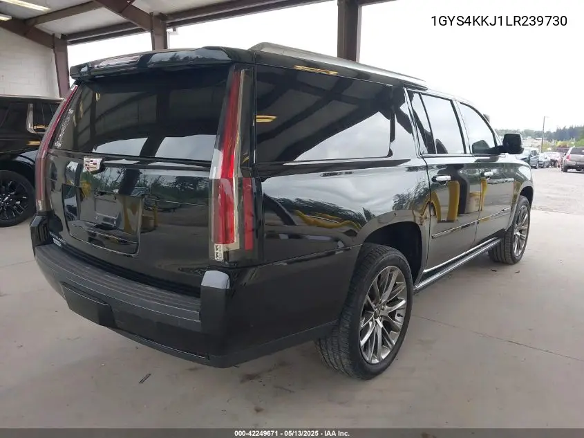 2020 Cadillac Escalade Esv 4Wd Platinum VIN: 1GYS4KKJ1LR239730 Lot: 42249671