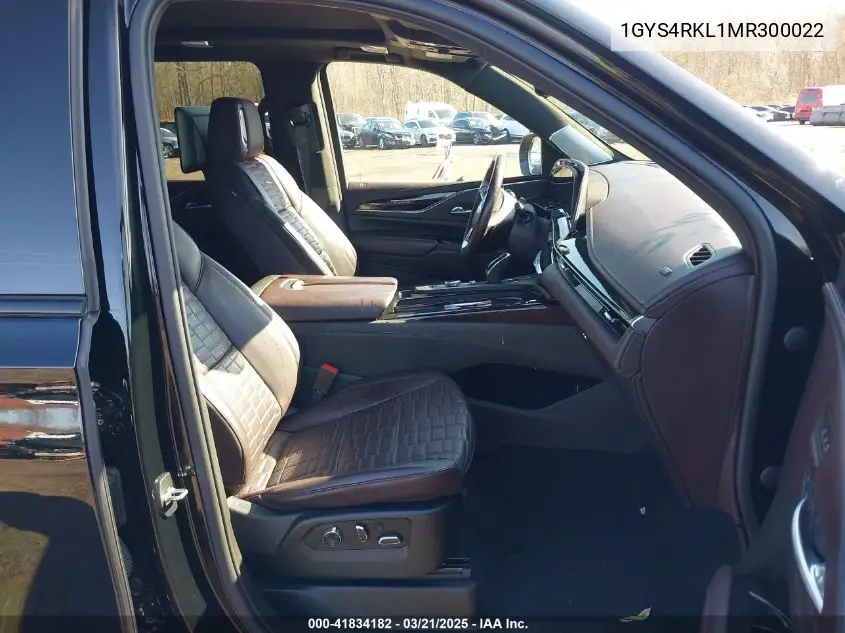 2021 Cadillac Escalade Esv 4Wd Sport Platinum VIN: 1GYS4RKL1MR300022 Lot: 41834182