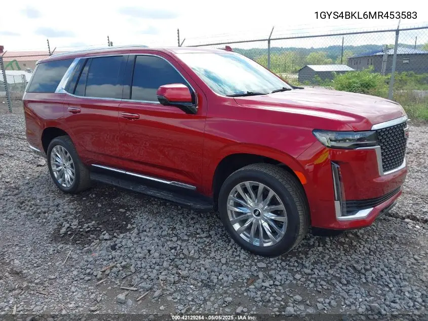 2021 Cadillac Escalade 4Wd Premium Luxury VIN: 1GYS4BKL6MR453583 Lot: 42129264