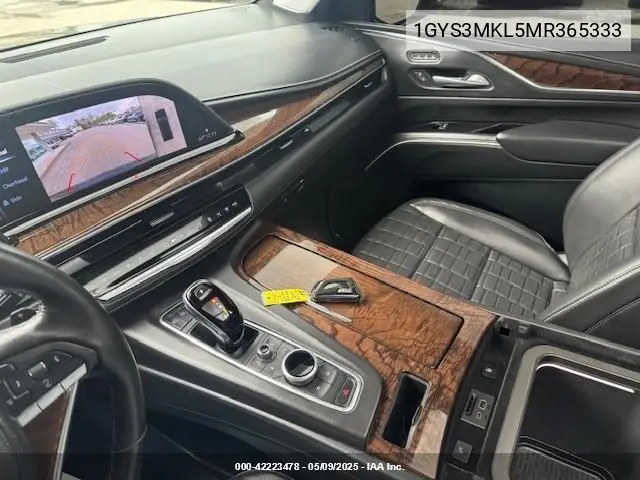 2021 Cadillac Escalade Esv 2Wd Premium Luxury Platinum VIN: 1GYS3MKL5MR365333 Lot: 42223478