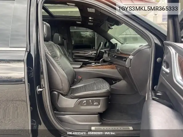 2021 Cadillac Escalade Esv 2Wd Premium Luxury Platinum VIN: 1GYS3MKL5MR365333 Lot: 42223478