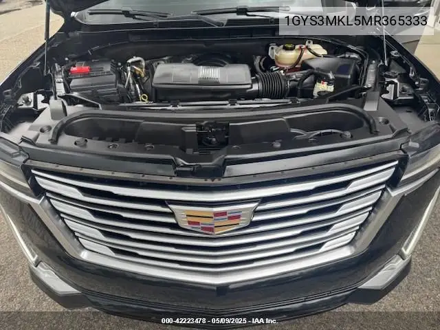 2021 Cadillac Escalade Esv 2Wd Premium Luxury Platinum VIN: 1GYS3MKL5MR365333 Lot: 42223478