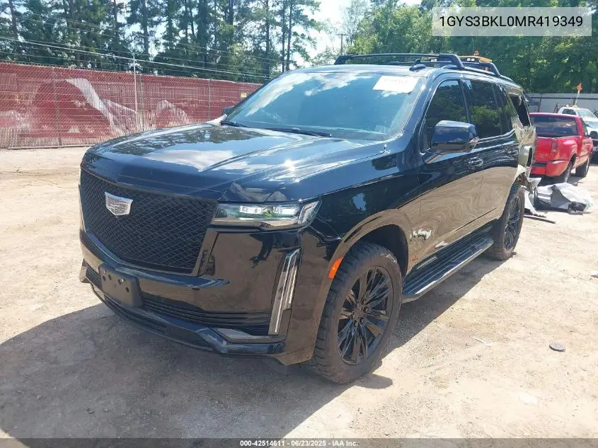 2021 Cadillac Escalade 2Wd Premium Luxury VIN: 1GYS3BKL0MR419349 Lot: 42514611