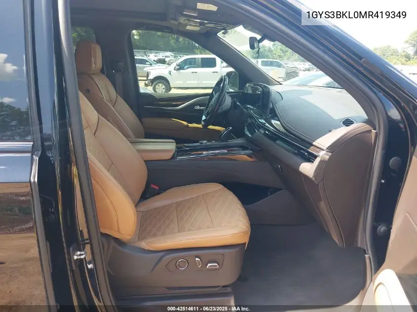 2021 Cadillac Escalade 2Wd Premium Luxury VIN: 1GYS3BKL0MR419349 Lot: 42514611