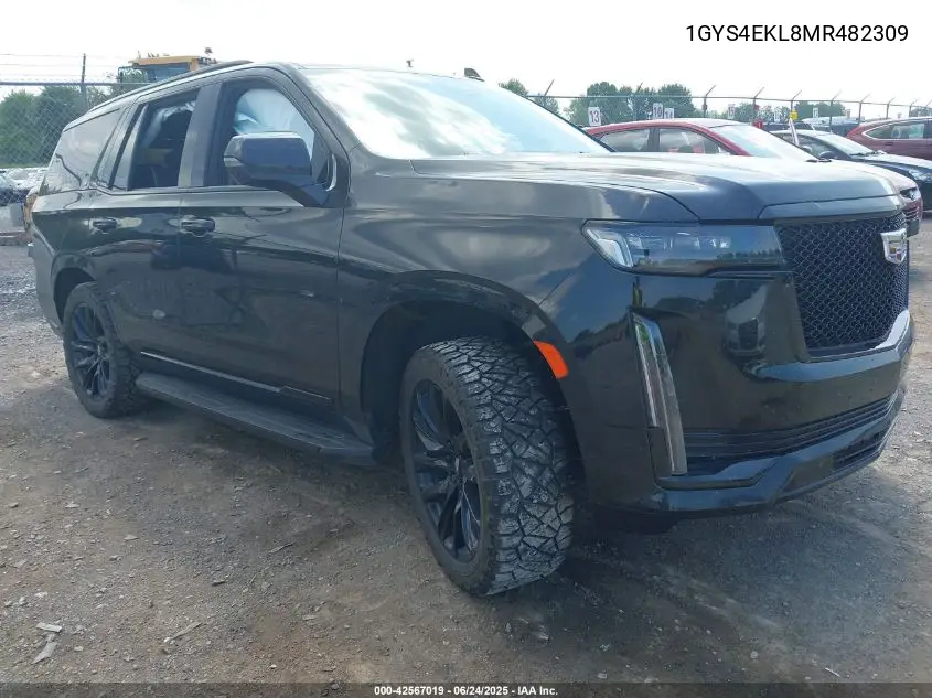 2021 Cadillac Escalade 4Wd Sport VIN: 1GYS4EKL8MR482309 Lot: 42567019