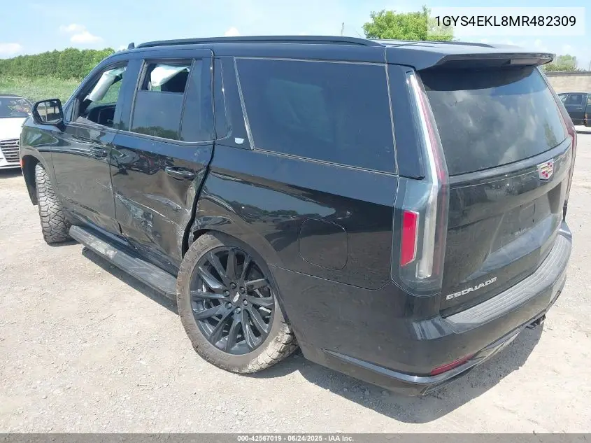 2021 Cadillac Escalade 4Wd Sport VIN: 1GYS4EKL8MR482309 Lot: 42567019