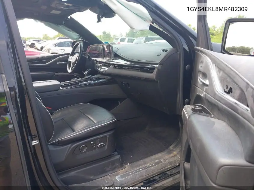 2021 Cadillac Escalade 4Wd Sport VIN: 1GYS4EKL8MR482309 Lot: 42567019