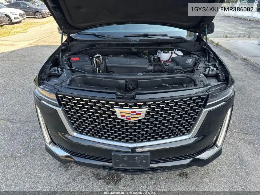 1GYS4KKL8MR386002 2021 Cadillac Escalade Esv Premium Luxury