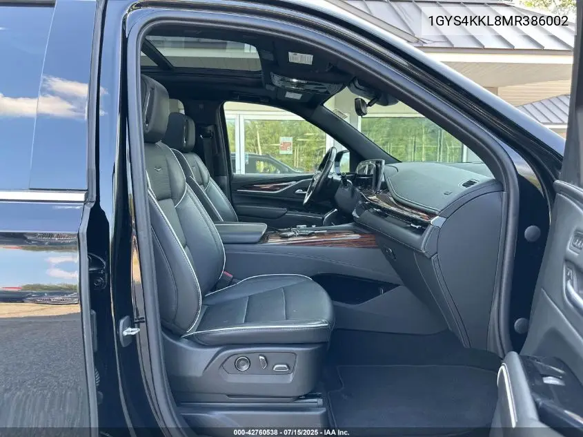 1GYS4KKL8MR386002 2021 Cadillac Escalade Esv Premium Luxury