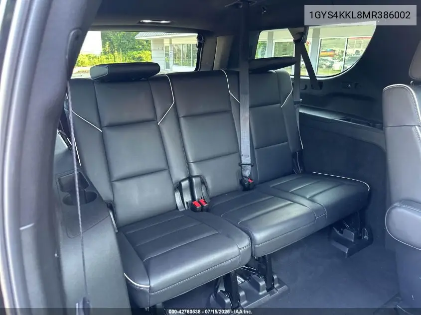 1GYS4KKL8MR386002 2021 Cadillac Escalade Esv Premium Luxury