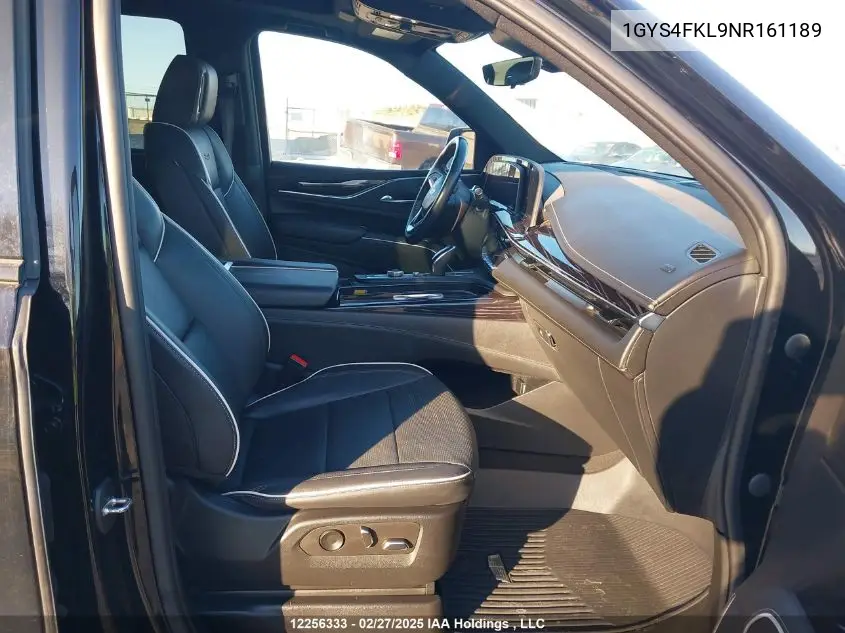 2022 Cadillac Escalade Sport VIN: 1GYS4FKL9NR161189 Lot: 12256333