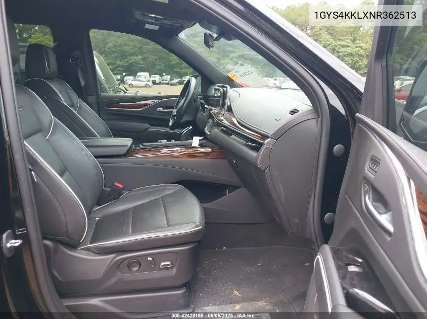 2022 Cadillac Escalade Esv 4Wd Premium Luxury VIN: 1GYS4KKLXNR362513 Lot: 42428165