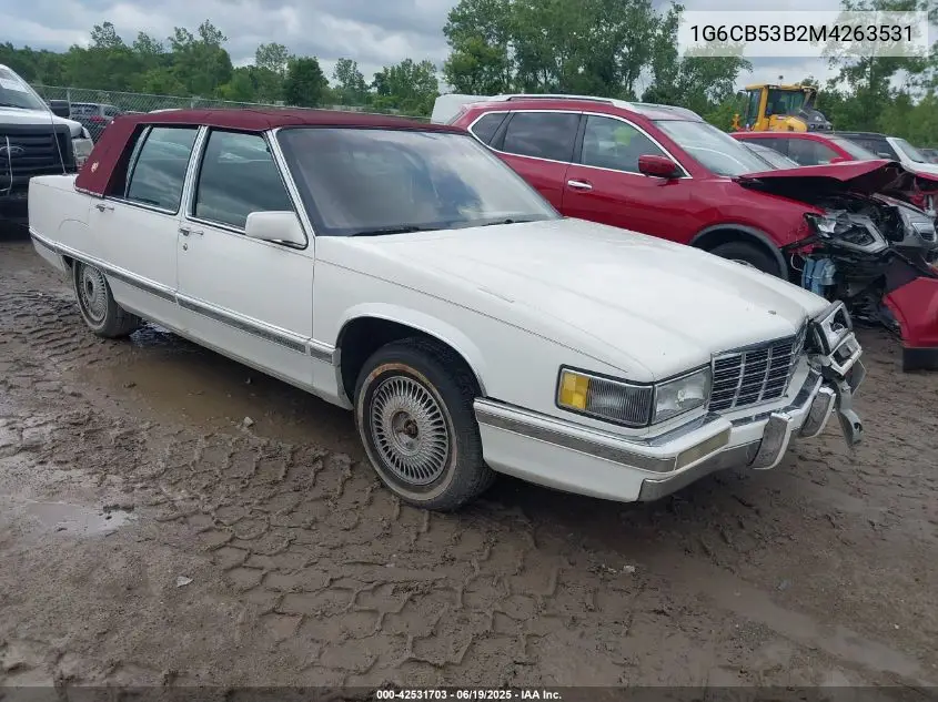 1991 Cadillac Fleetwood VIN: 1G6CB53B2M4263531 Lot: 42531703