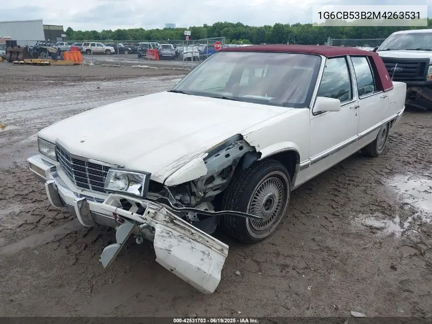 1991 Cadillac Fleetwood VIN: 1G6CB53B2M4263531 Lot: 42531703