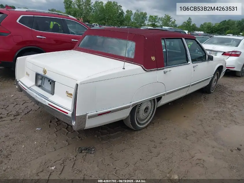 1991 Cadillac Fleetwood VIN: 1G6CB53B2M4263531 Lot: 42531703